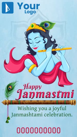 Janmashtami Insta Story Instagram banner