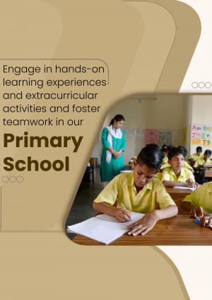 Primary School marketing poster