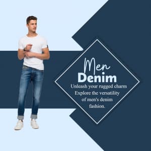 Men Jeans business banner