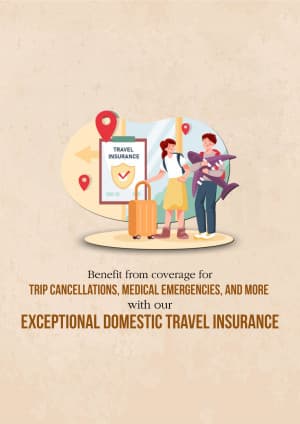 Domestic Travel Insurance marketing post