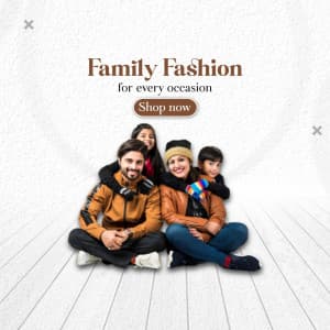 Family Clothes promotional post