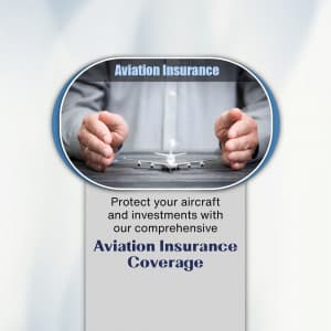 Aviation Insurance promotional template