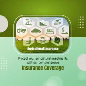 Agricultural Insurance promotional template
