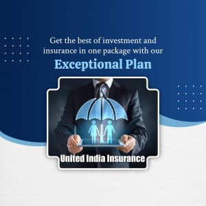 United India Insurance promotional template