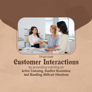Customer Service Training flyer