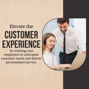 Customer Service Training poster