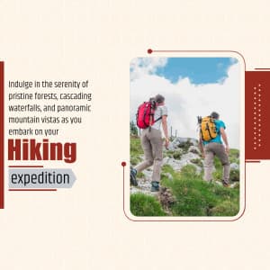 Hiking &  Trekking promotional poster