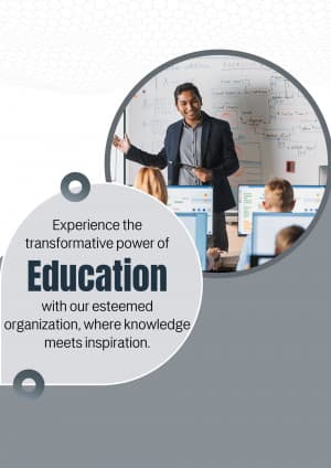 Educational Organisation poster