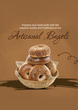 Bagels marketing poster