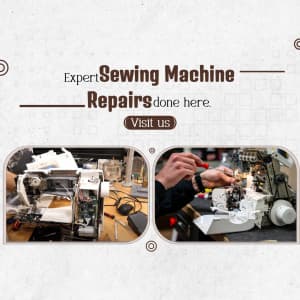 Sewing Machine promotional poster