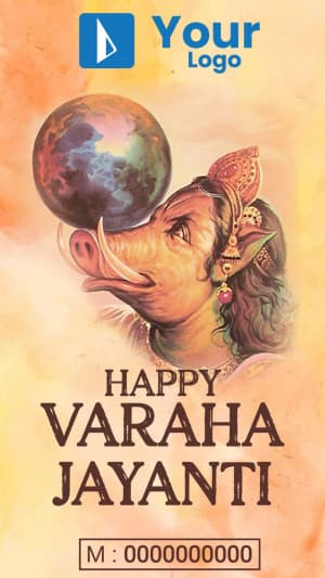 Varaha Jayanti Insta Story banner