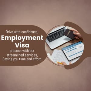 Employment visa marketing post