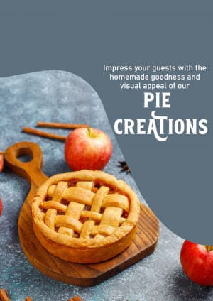 Pie marketing poster