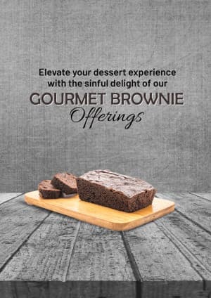 Brownies business template