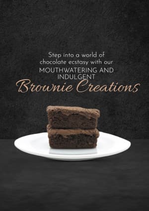 Brownies marketing poster