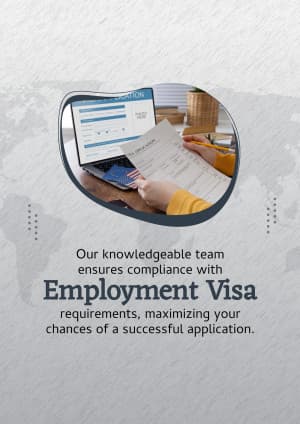 Employment visa banner