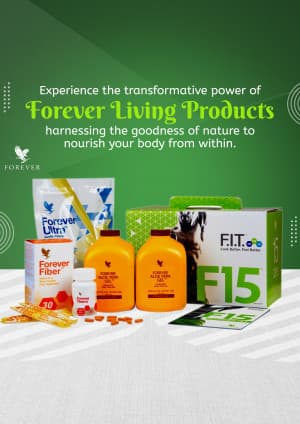 Forever Living Products marketing poster