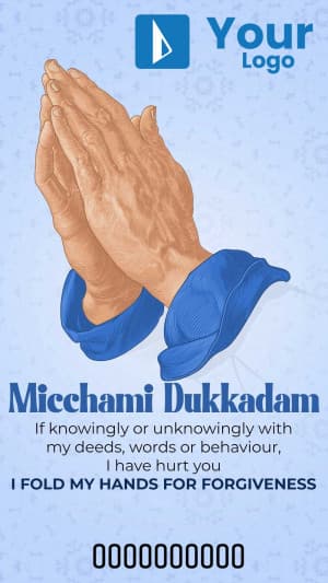 Micchami Dukkadam Insta Story banner