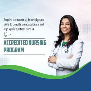 Nursing Course business template