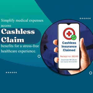 Cashless Claim promotional template