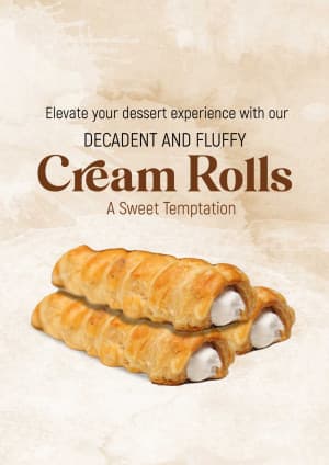 Cream Roll flyer