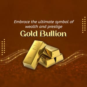 Gold Bullion business flyer