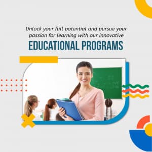 Educational Organisation promotional template