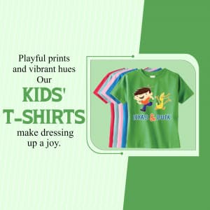 Kids T Shirt template