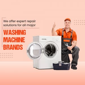 Washing Machine Repair Service business flyer