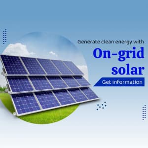 On Grid Solar Plant business post