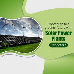 Solar Power Plant business video