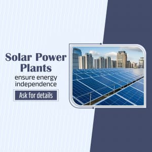 Solar Power Plant facebook ad