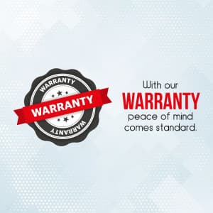 Warranty banner