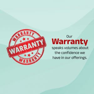 Warranty and Guarantee Instagram banner