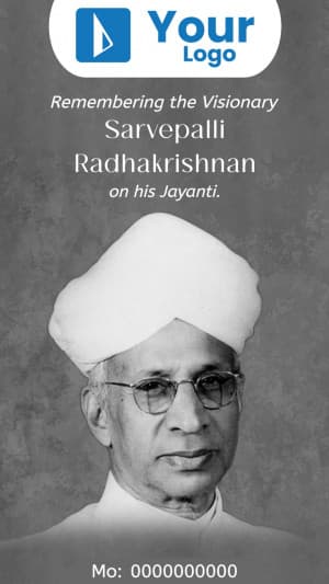 Sarvepalli Radhakrishnan Jayanti Insta Story banner