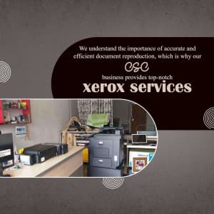 Xerox Shop promotional template