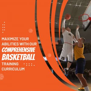 Basketball Academies promotional template