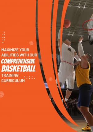 Basketball Academies promotional poster