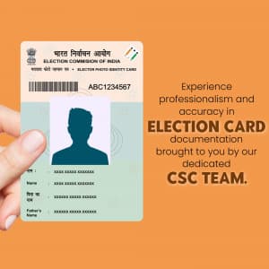 Election Card business post