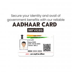 Aadhar Card facebook banner