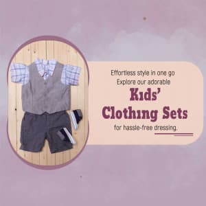 Kids Clothing Sets template