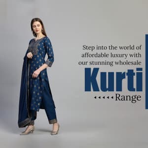 Kurti promotional post