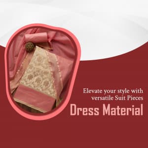 Dress Material business template
