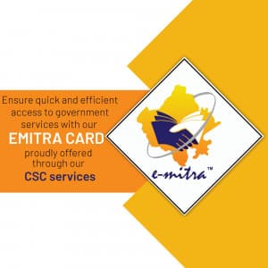 eMitra business flyer