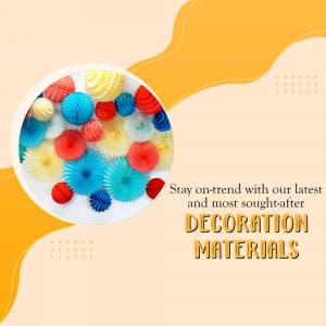 Decoration Material promotional template