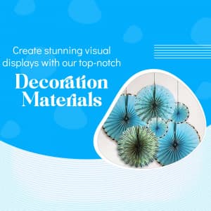 Decoration Material promotional post