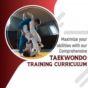 Taekwondo Academies promotional template