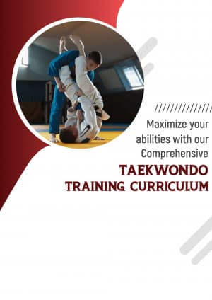 Taekwondo Academies promotional poster
