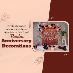 Anniversary Decorations facebook banner