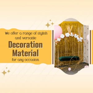 Decoration Material instagram post